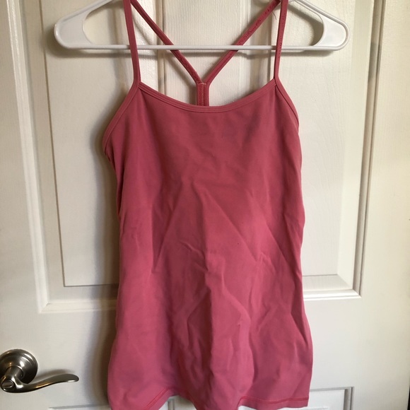 lululemon athletica Tops - Coral Lulu Lemon Power Y tank